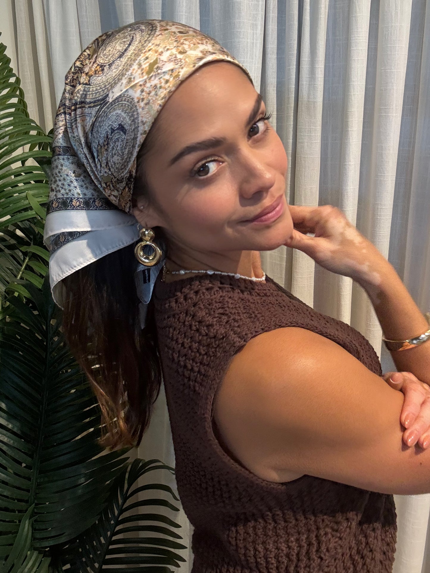 1972 Paisley Bandana Scarf