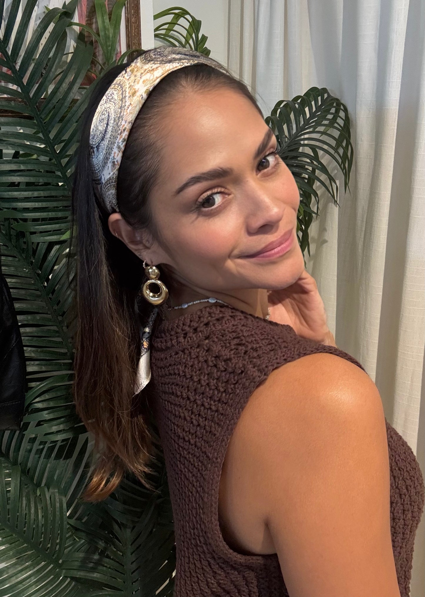 1972 Paisley Bandana Scarf