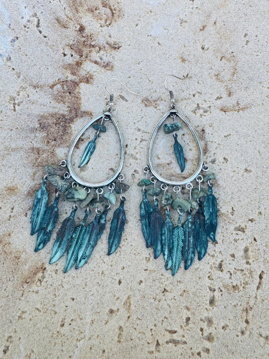 Seraphina Feather Dangles