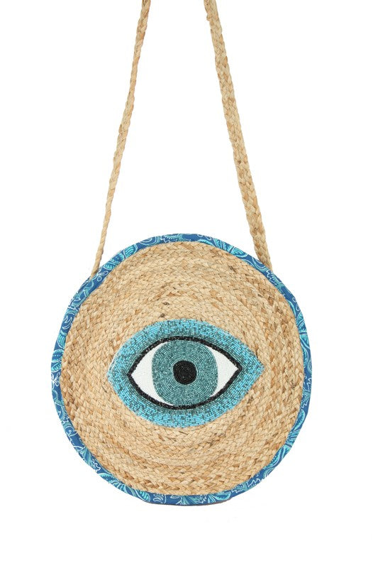 Ocean Eyes Round Tote