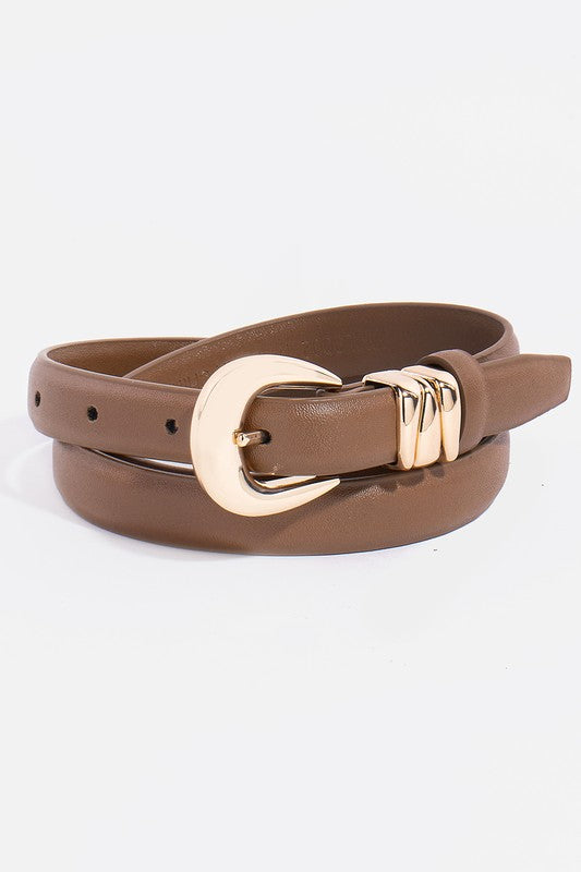 Thin Lux Leather Belt