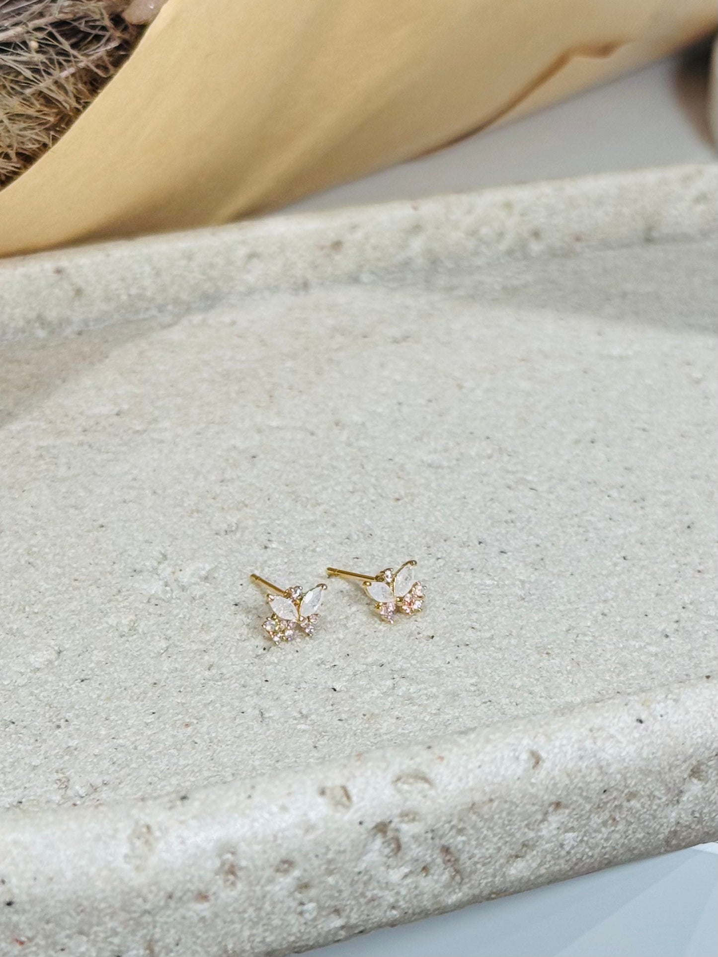 Shine Bright Mini Butterfly Studs