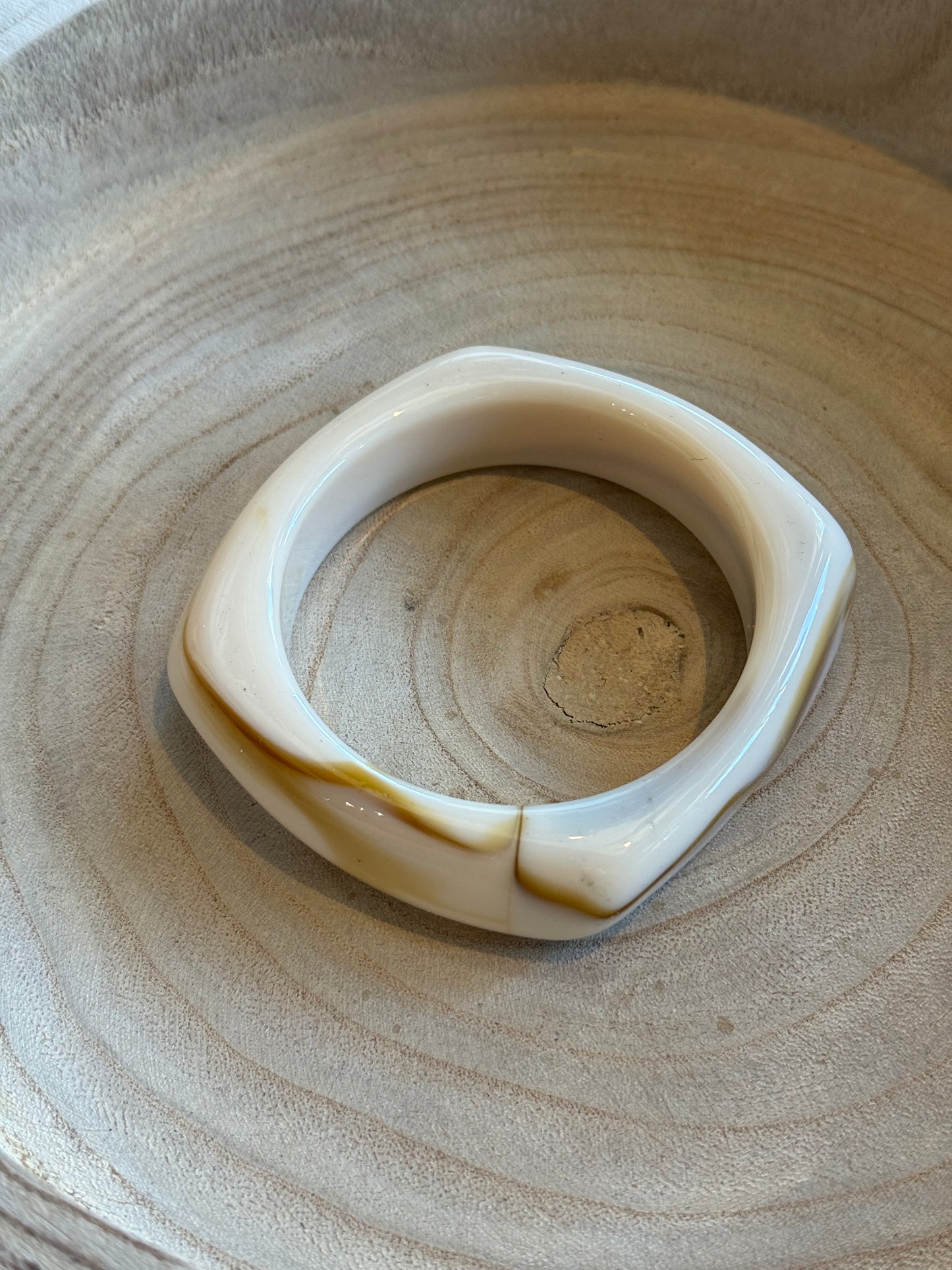 Bold Acrylic Geometric Bangle