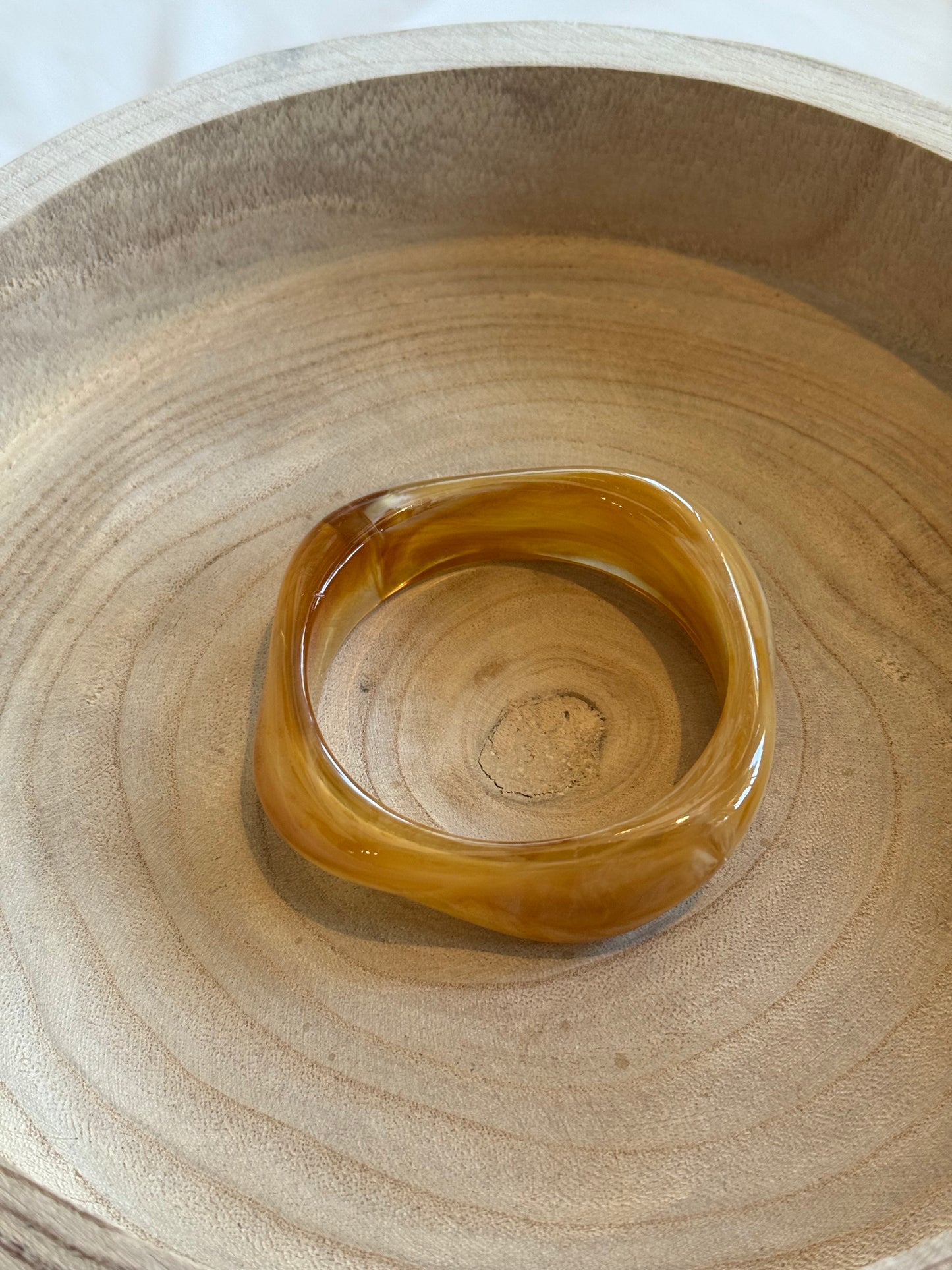 Bold Acrylic Geometric Bangle