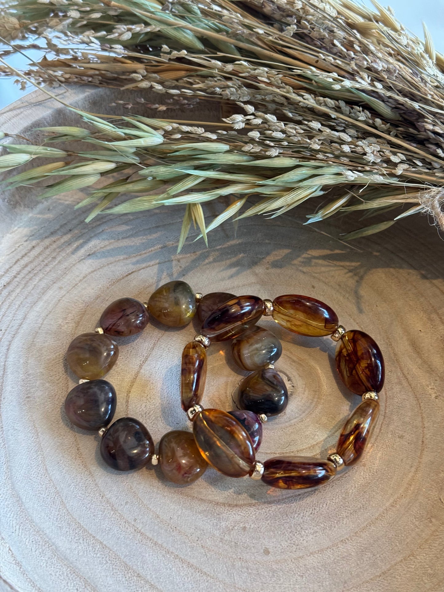 Boho Ember Beaded Bracelets