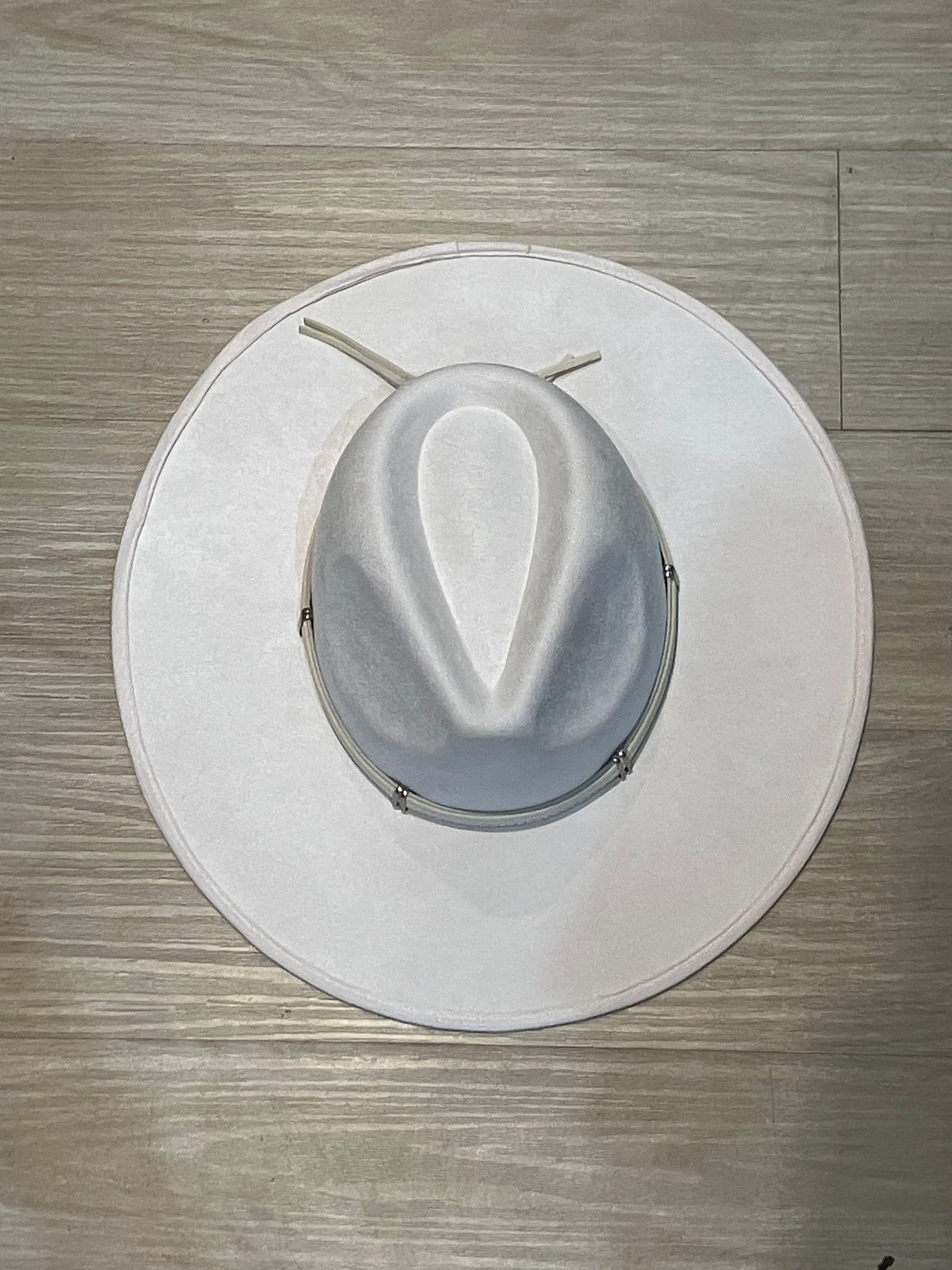 Wide Brim Belt Cowboy Hat