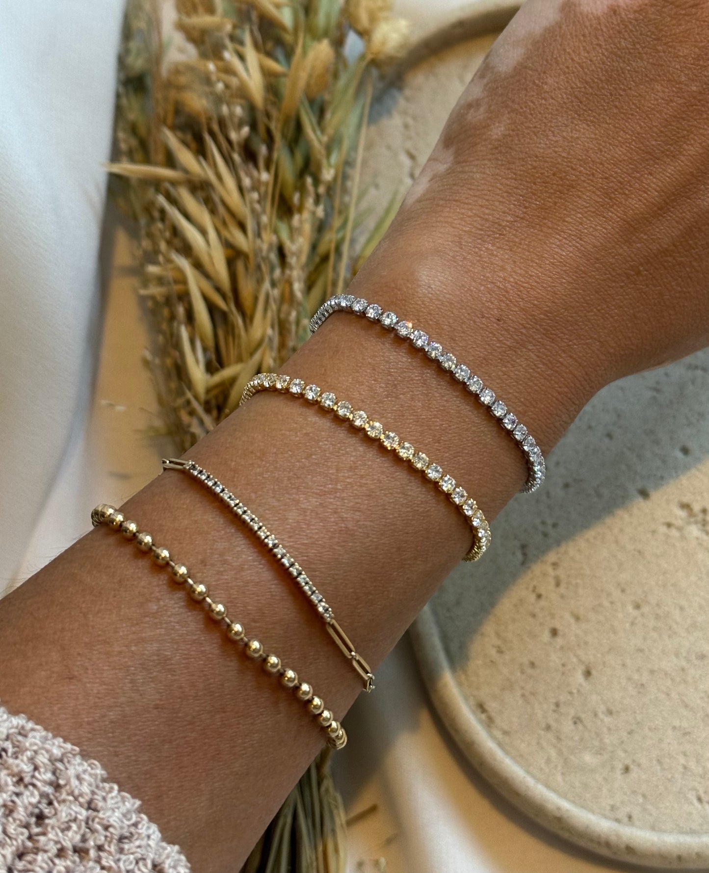 Basic Rhinestone Bracelet