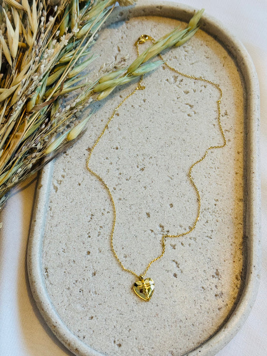 Cross Heart Pendant Necklace