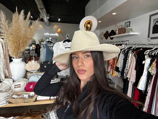 Cowboy Leaf Buckle Hat