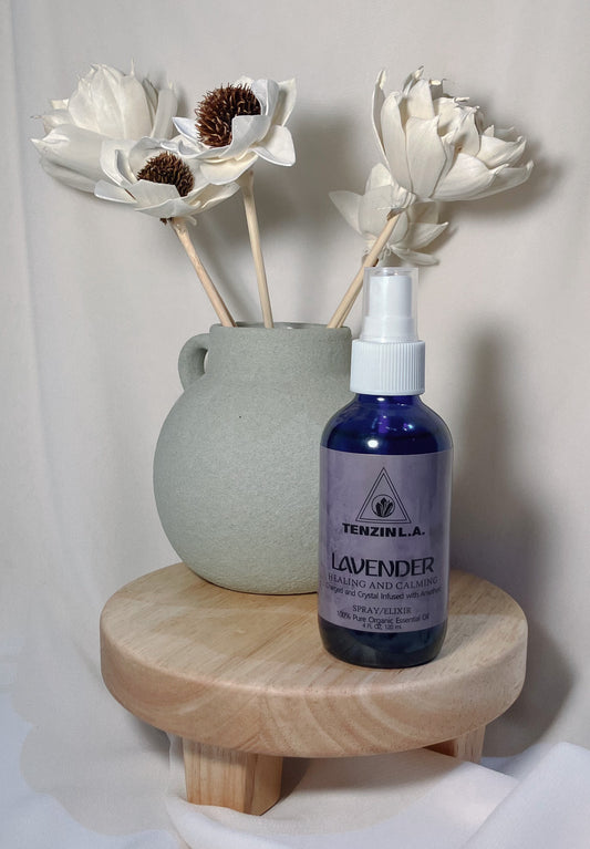 Lavender Healing & Calming Crystal Infused Spray
