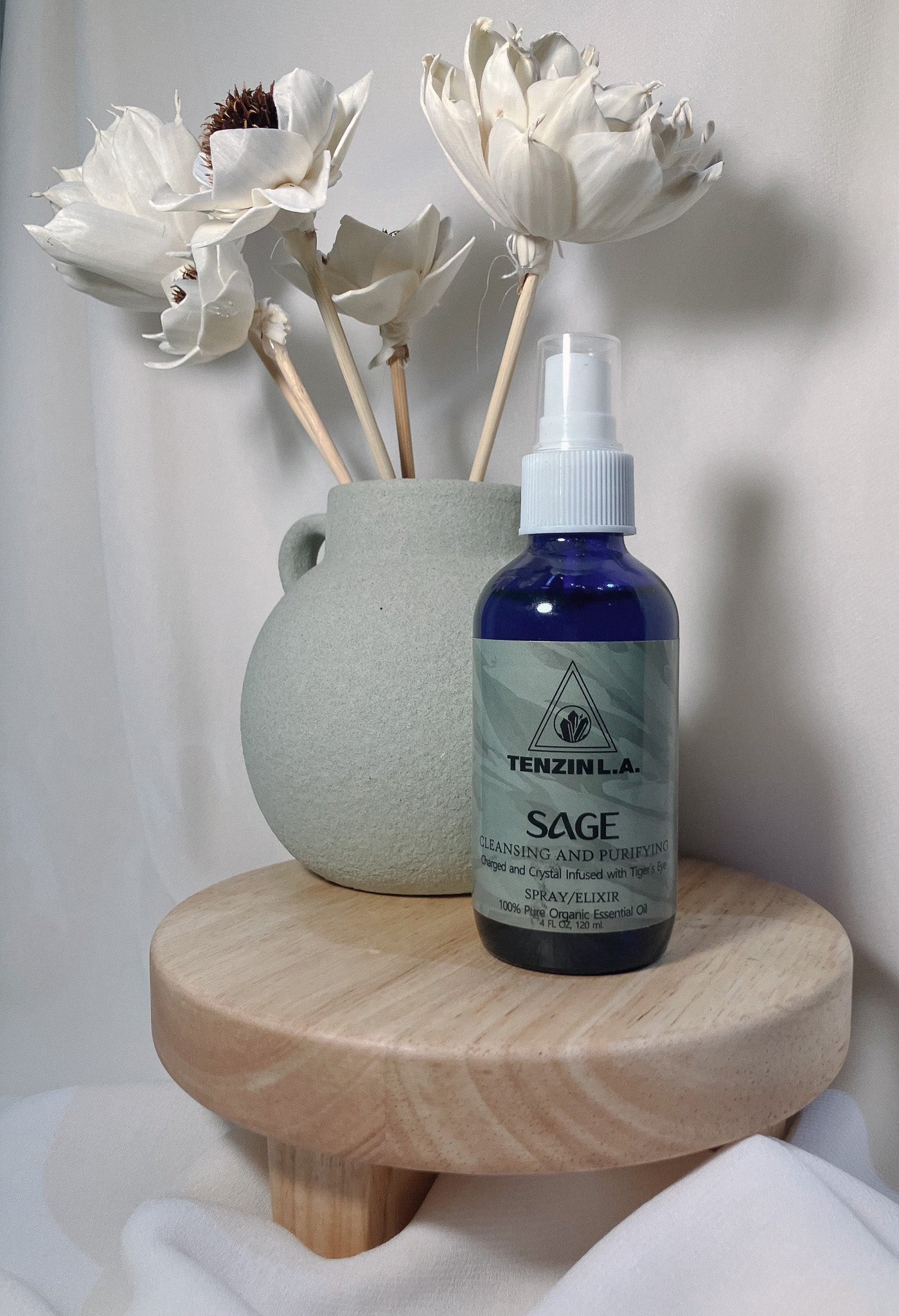 Sage Healing & Calming Crystal Infused Spray