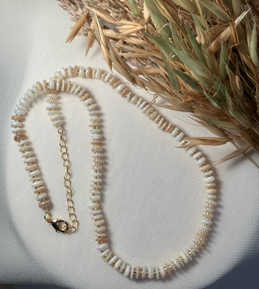 Beachy Beads Neutral Necklace