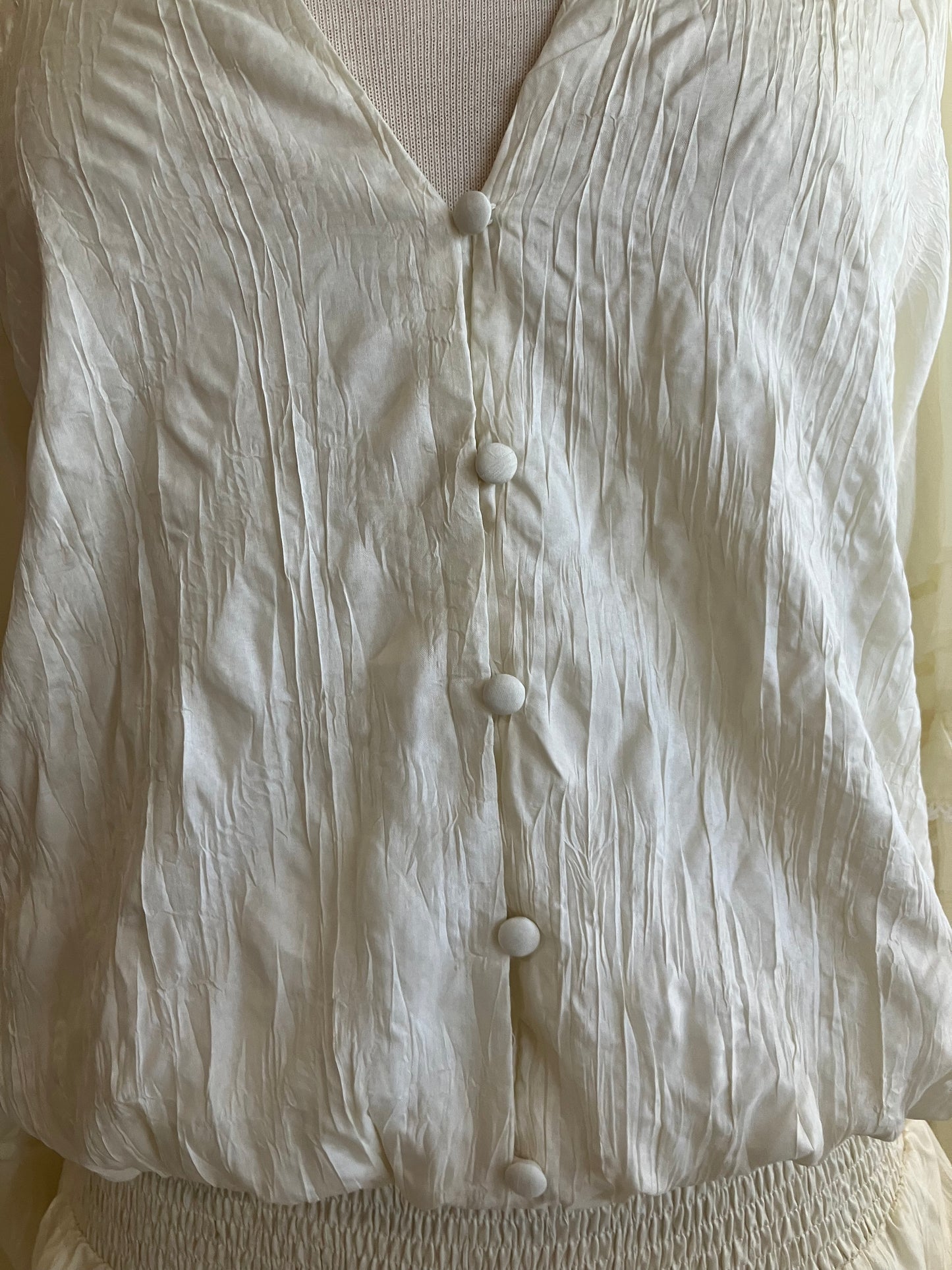 V-Neck Long Sleeve Ruffle Romper