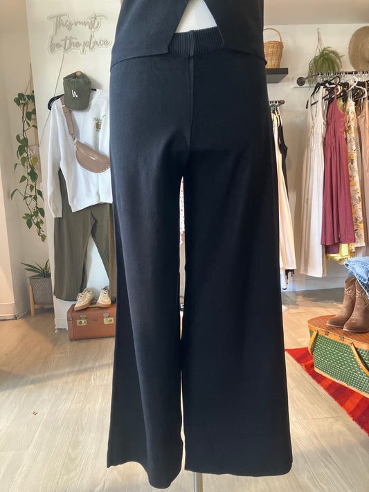 Sleek Black Chic Pants