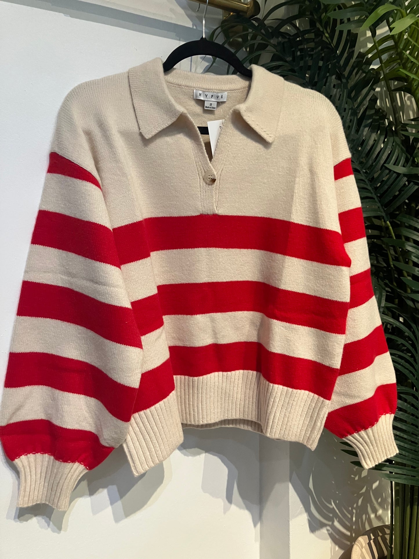 Cozy Claus Button Pullover Sweater