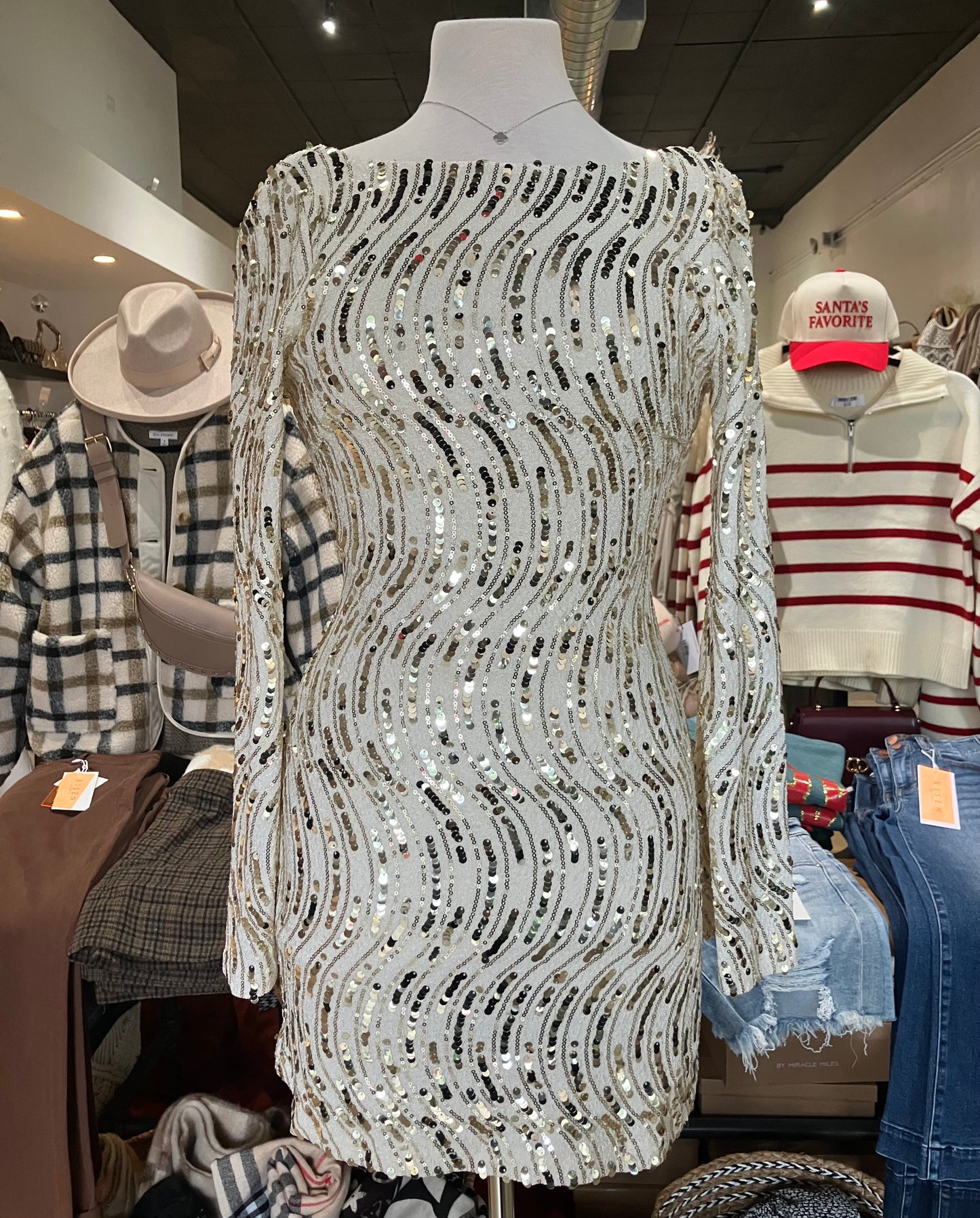 Hear the Bells Sequin Mini