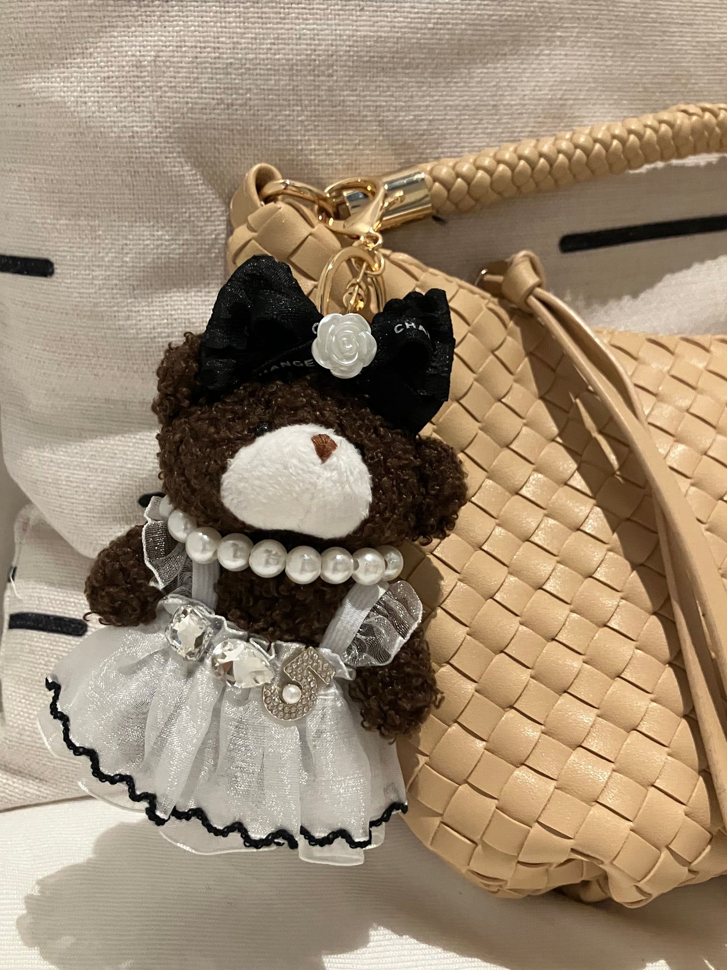 Luxury Bear Bag Charm
