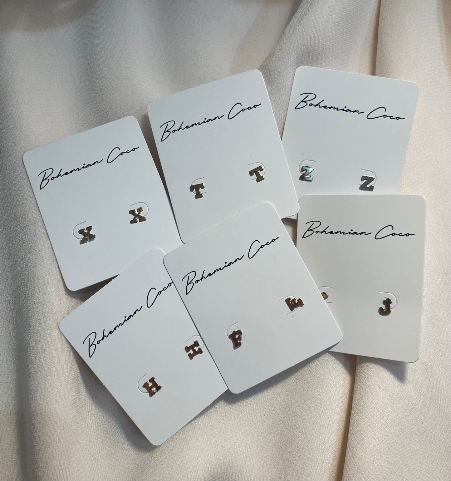 Initial 14k Gold Filled Earrings