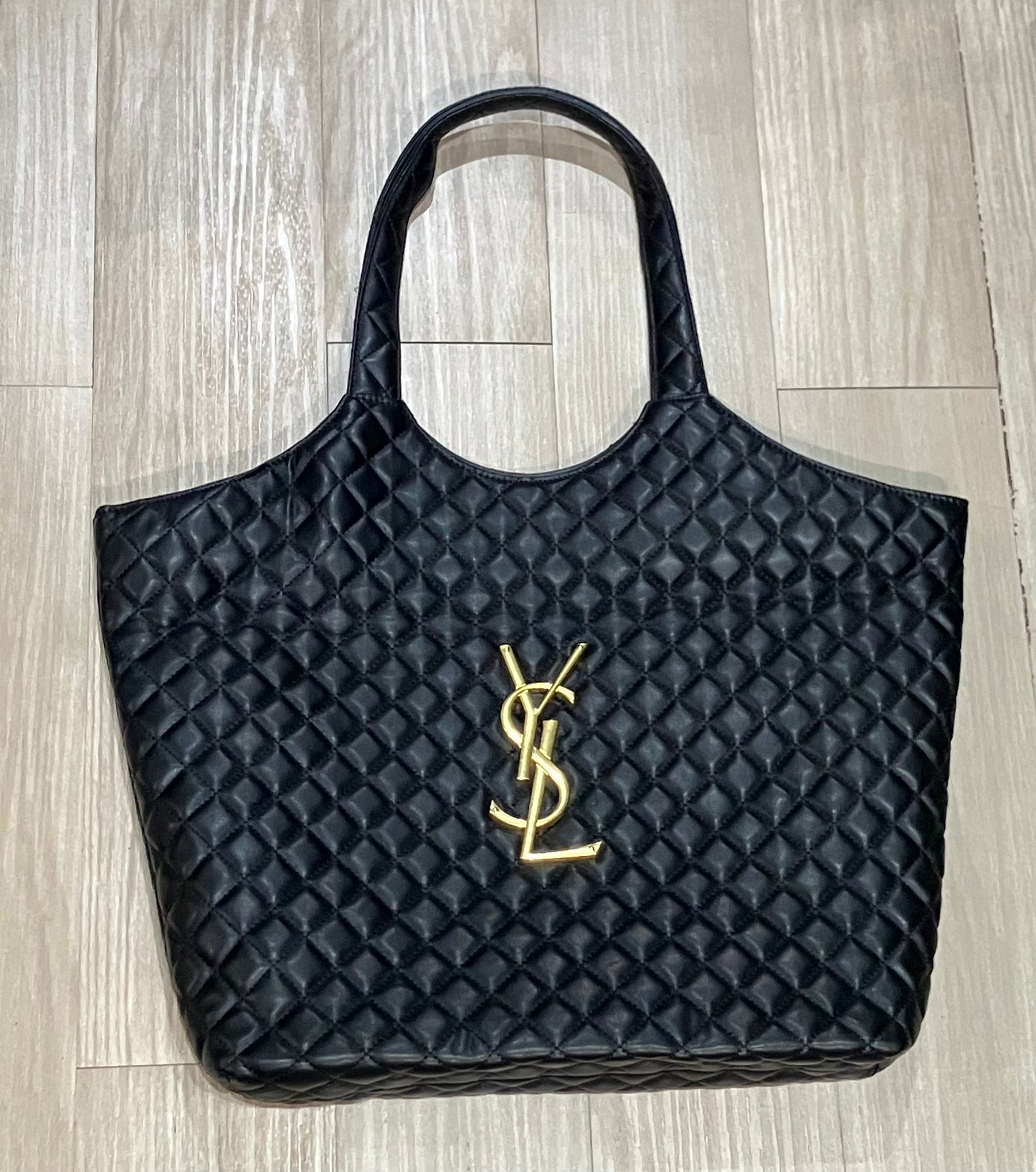 Large Quilt Luxe Letters Bag With Wallet