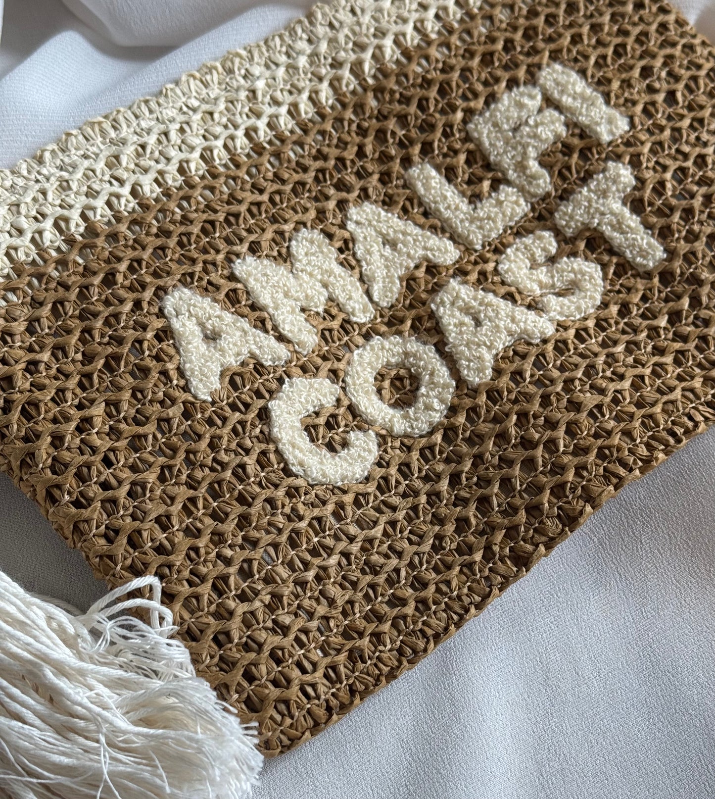 Amalfi Coast Woven Handbag