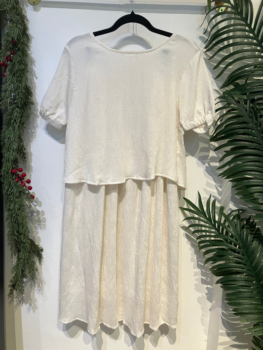 Snowy Bow Holiday Skirt Set