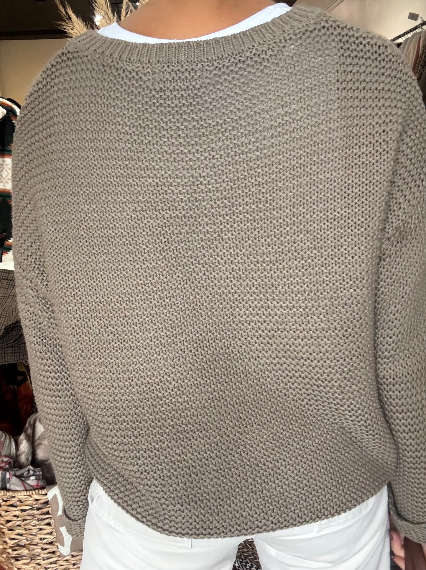 Holiday Pine Knitted Pullover Sweater