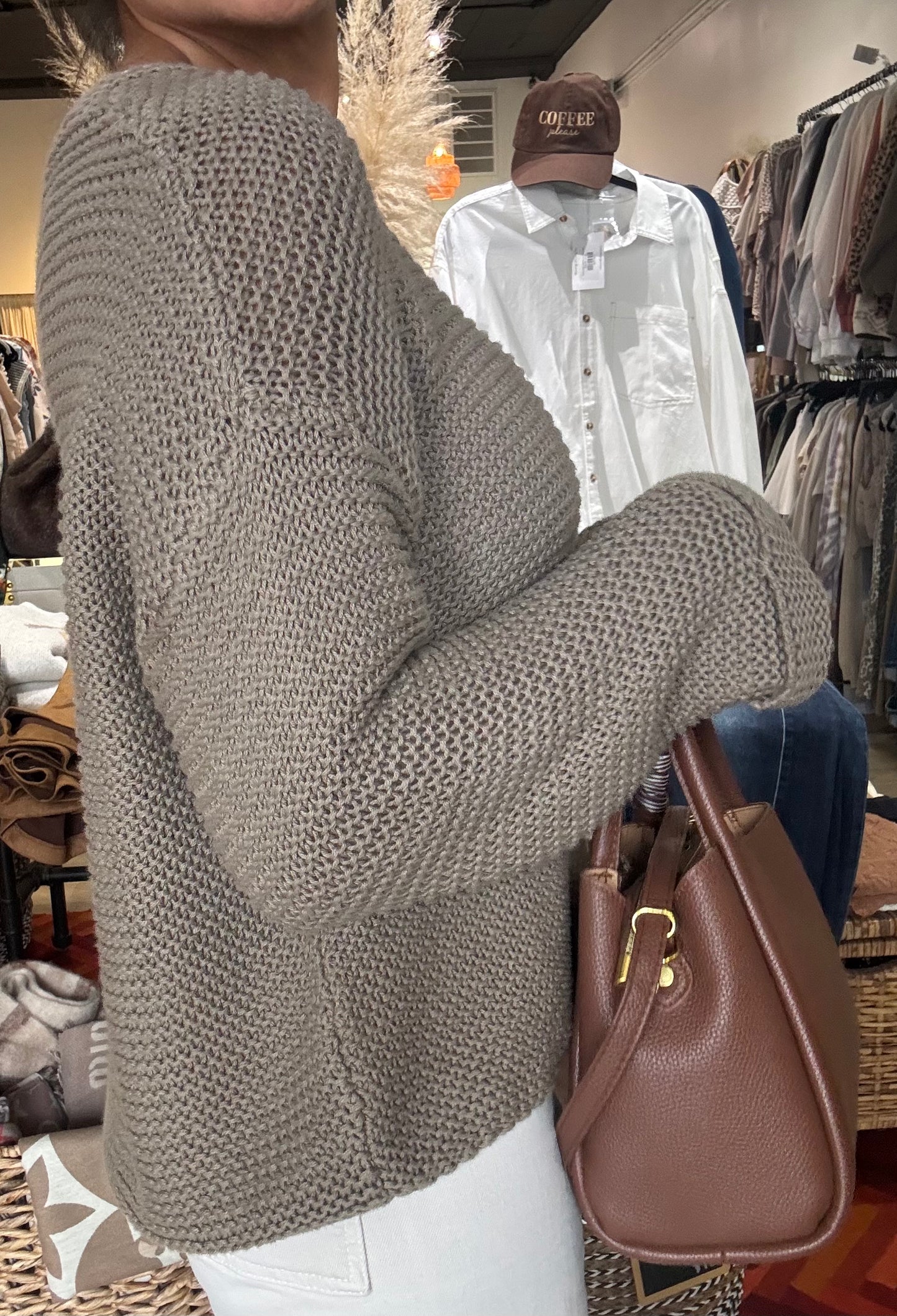 Holiday Pine Knitted Pullover Sweater