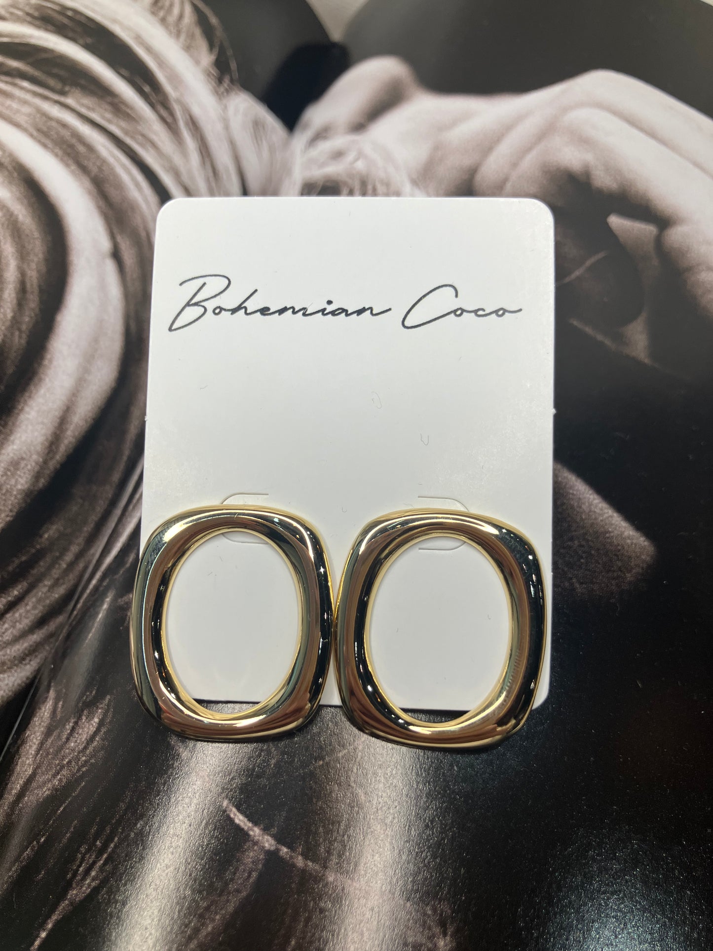 Circular Open Gold Filled Earrings