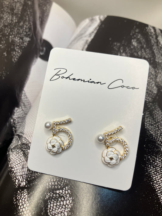 Number Five Luxe Earrings