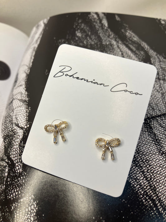 Dainty Bow Earrings