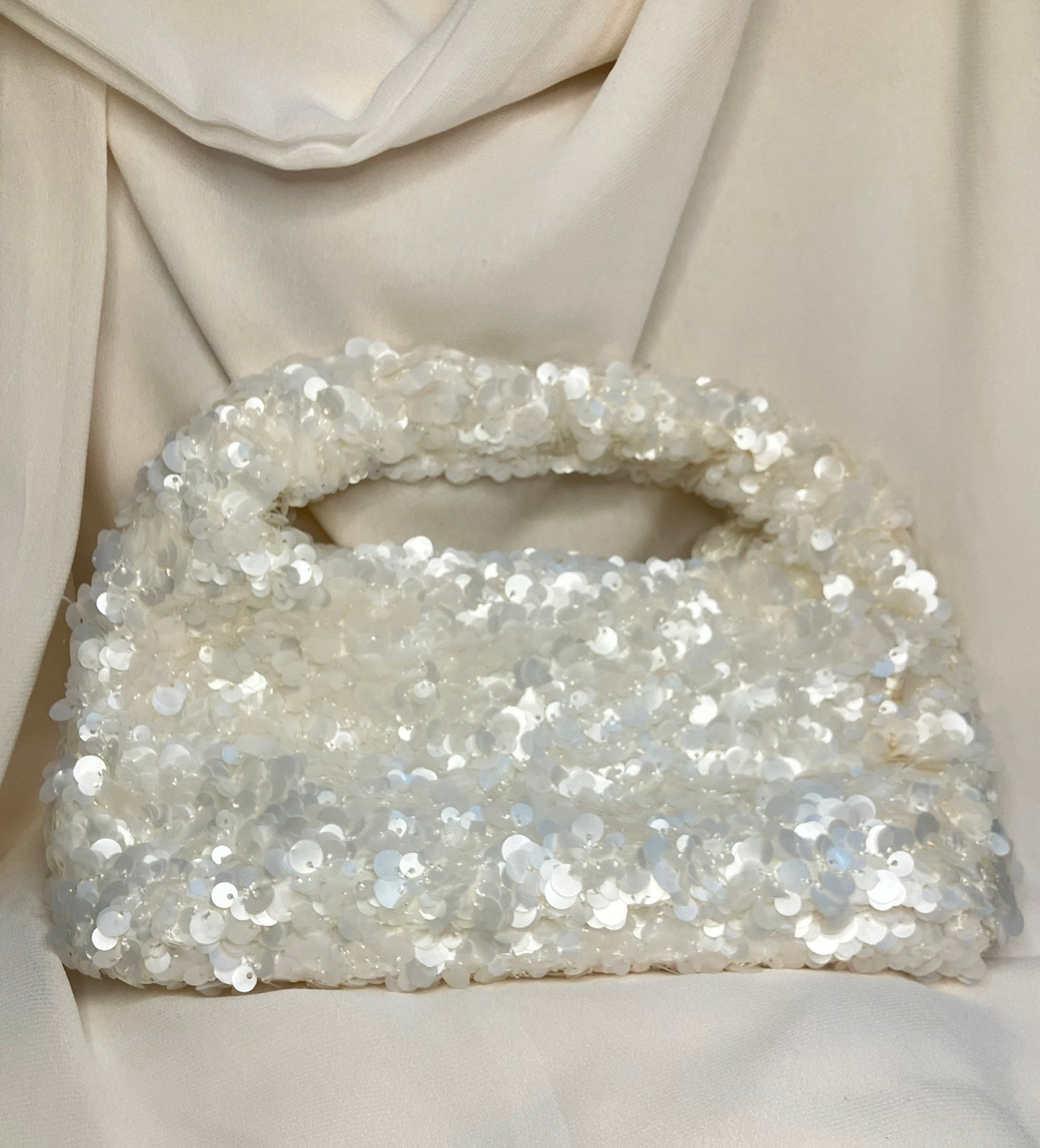Snowglow Sequin Handbag