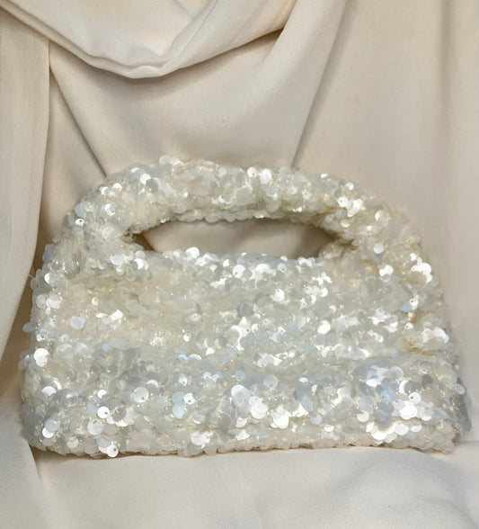 Snowglow Sequin Handbag