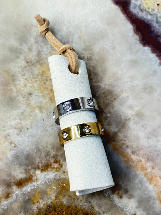 Simple Studded Ring