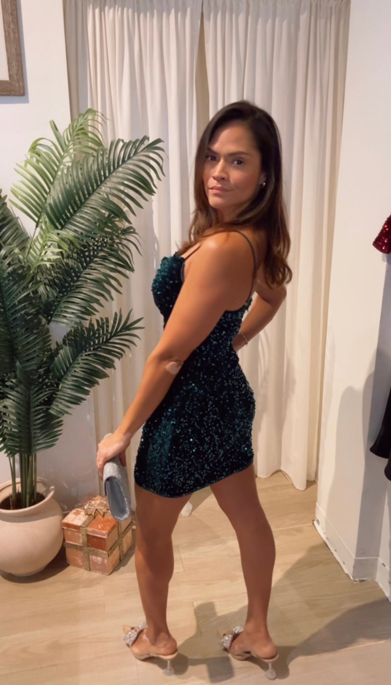 Dazzling Holly Sequin Mini Dress