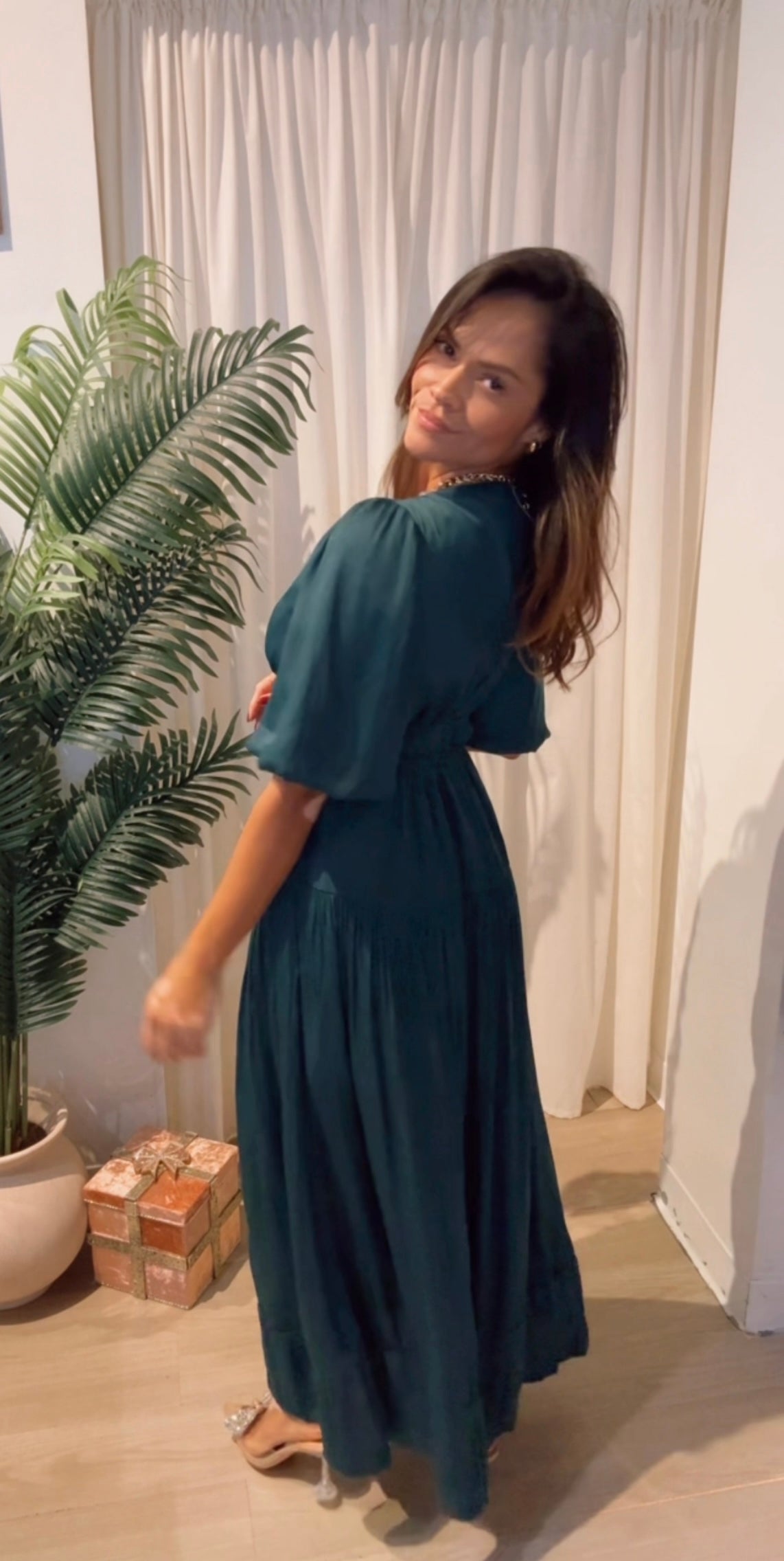 Mistletoe Magic Maxi Dress