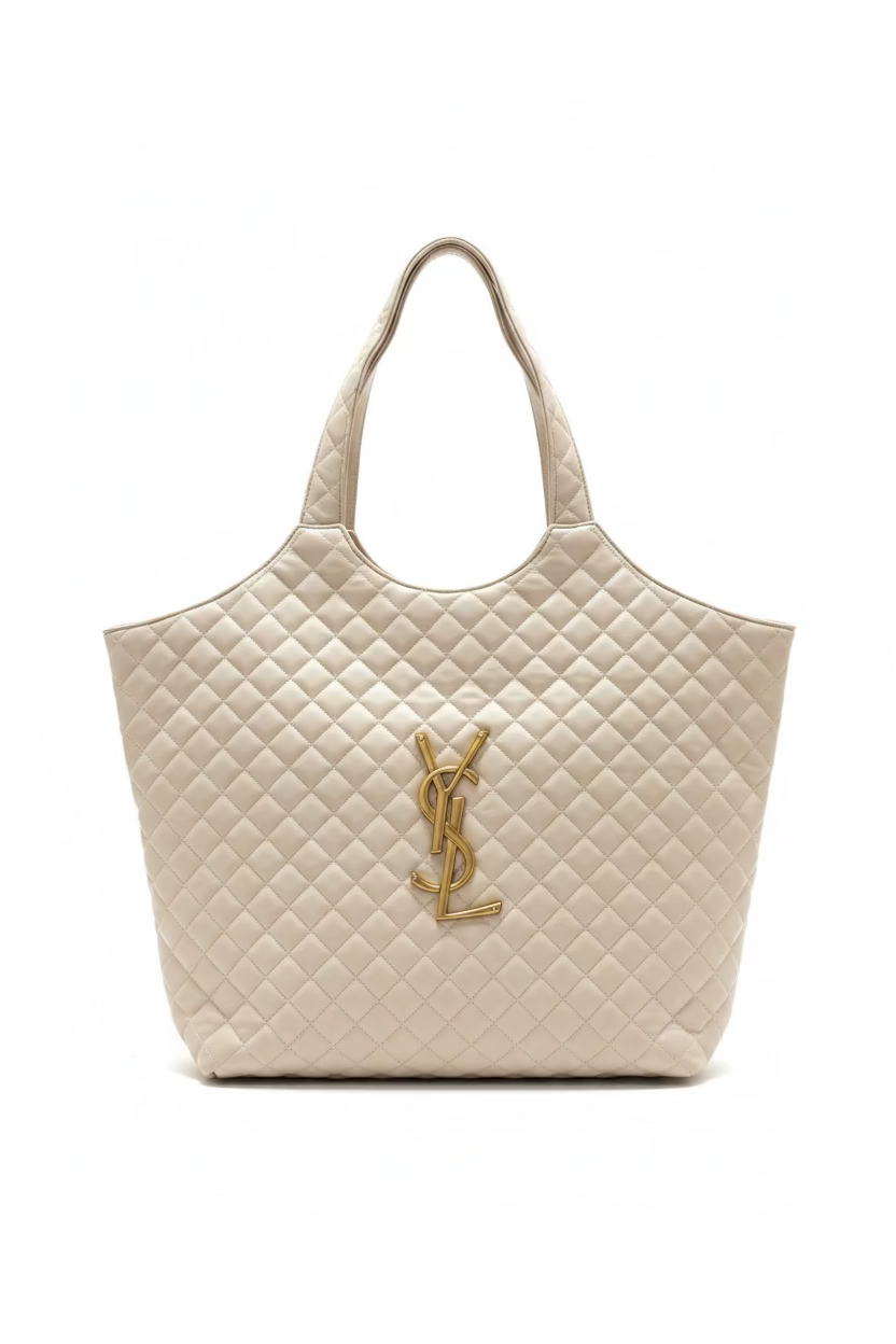 Large Quilt Luxe Letters Bag With Wallet