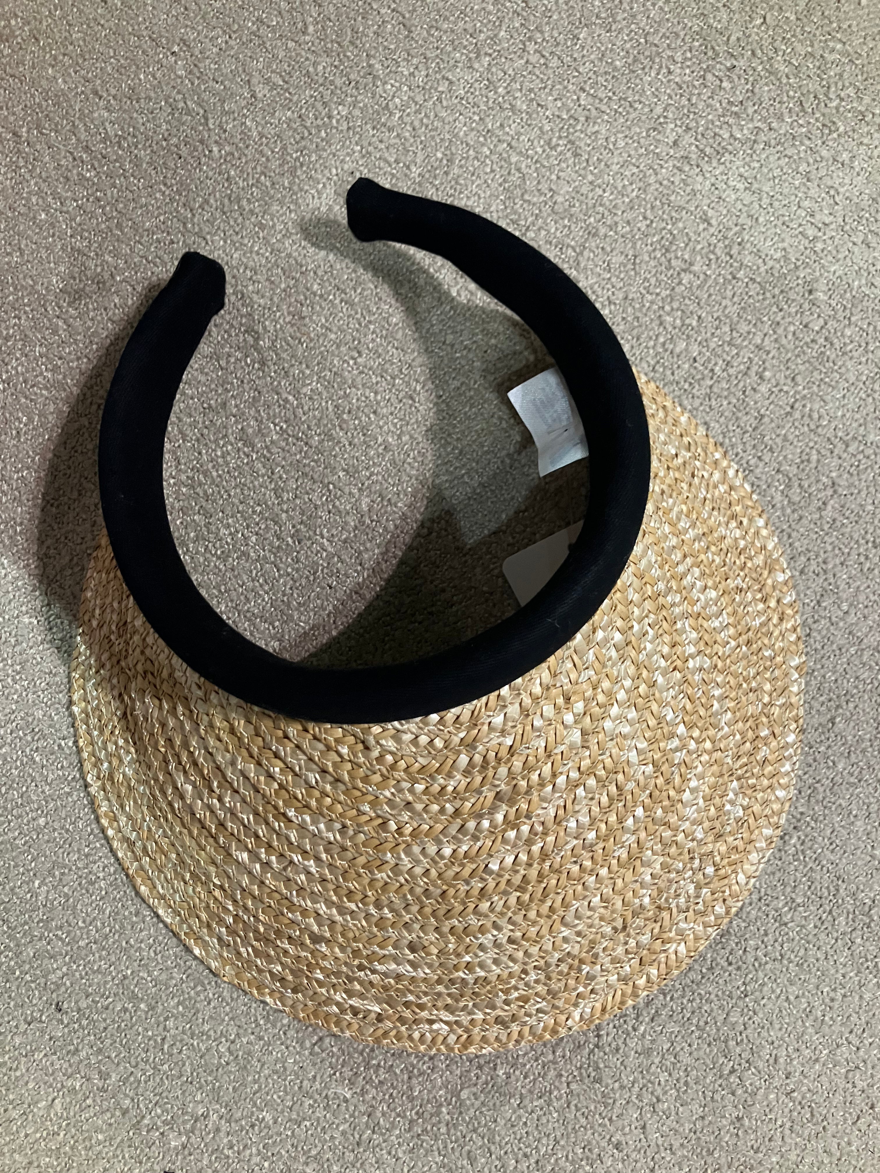 Sun Chaser Straw Visor – Bohemian Coco