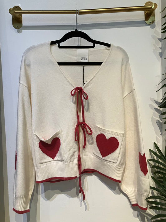 Heartstrings Tie-Front Cardigan