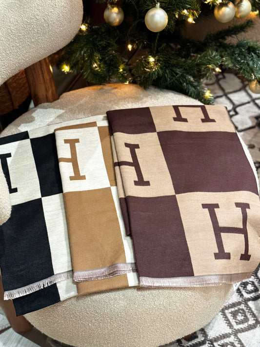 Oversized Luxe Printed Scarf