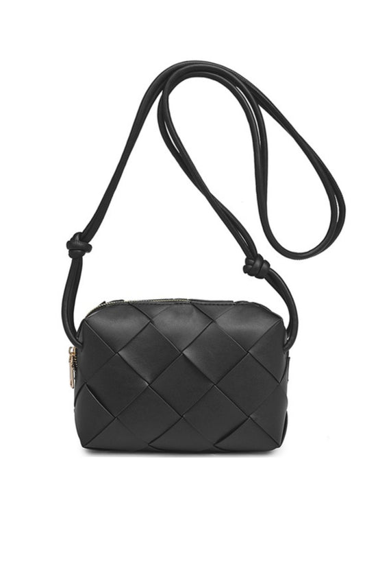 Kennedy Woven Knotted Crossbody Bag