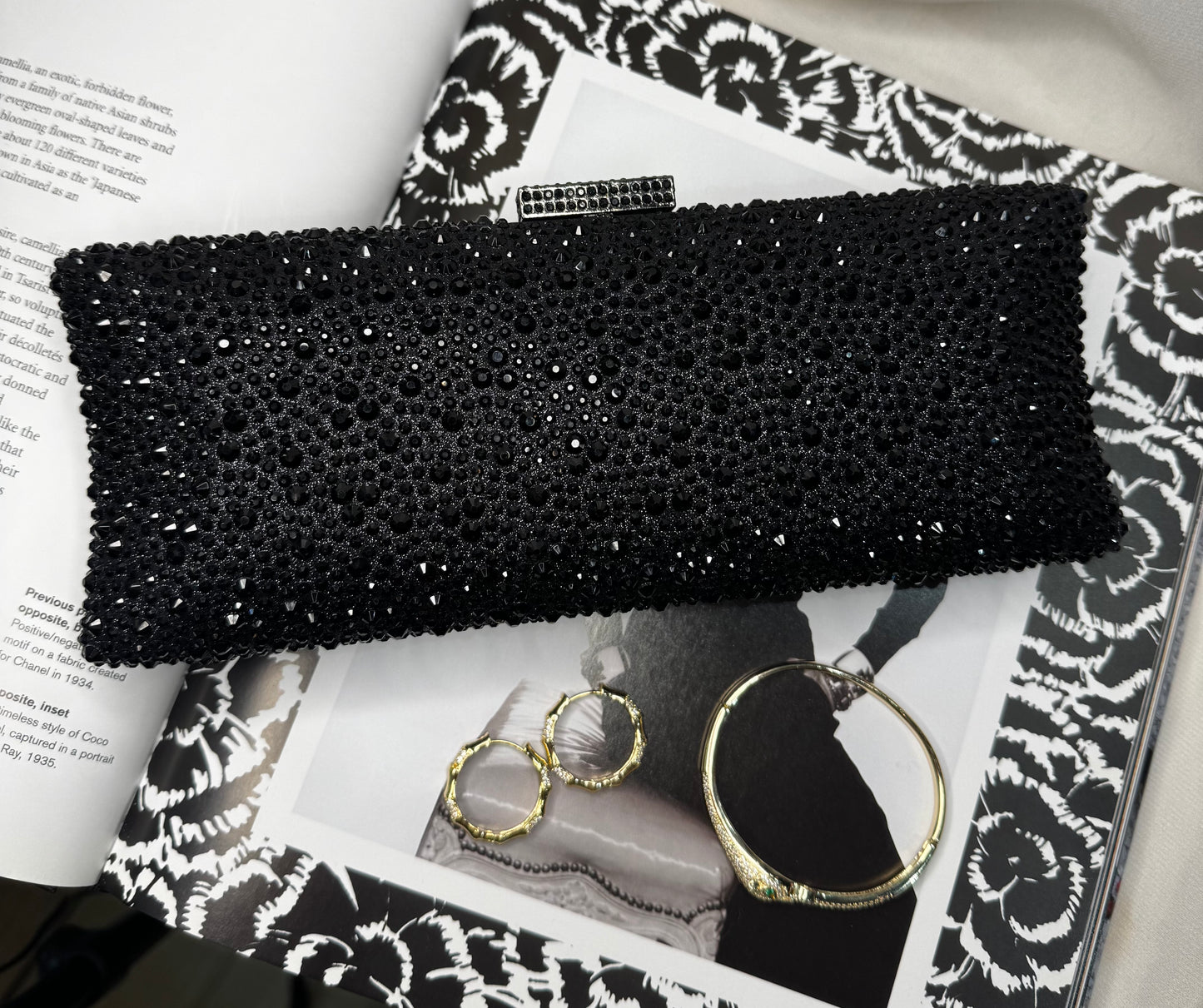 Glam me up Hard Glitter Clutch