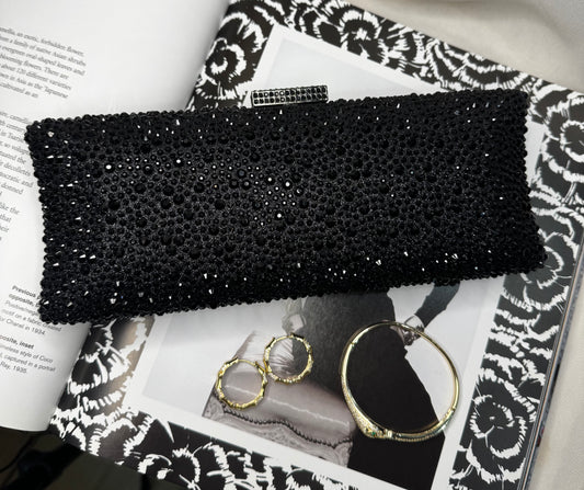 Glam me up Hard Glitter Clutch