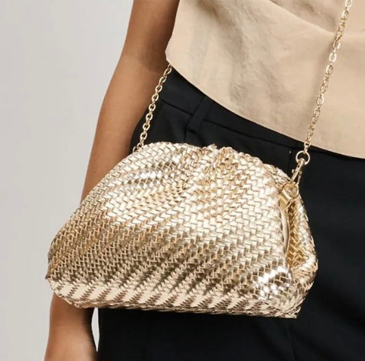 Serena Woven Crossbody Bag