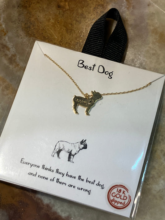 Best Dog Mom Necklace