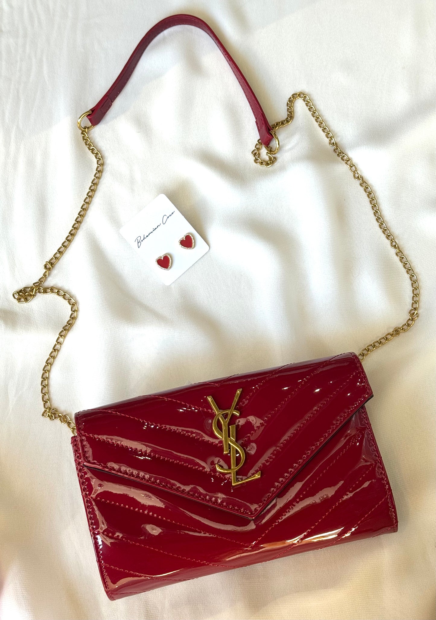 Lux Quilted Crossbody Bag