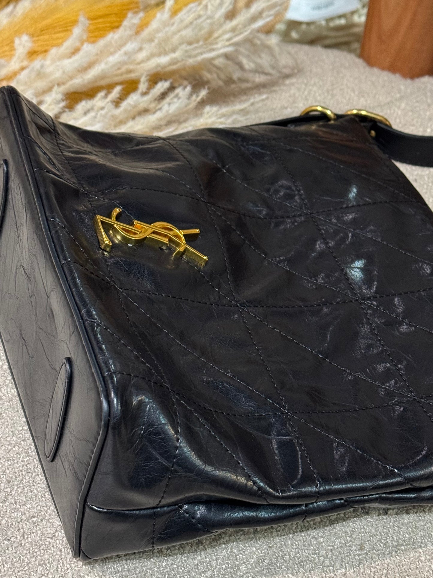 Vegan Leather Luxe Shoulder Bag