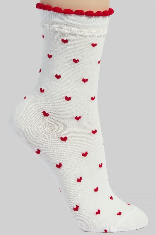 Hearts & Frills Socks