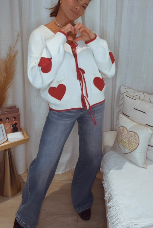 Heartstrings Tie-Front Cardigan