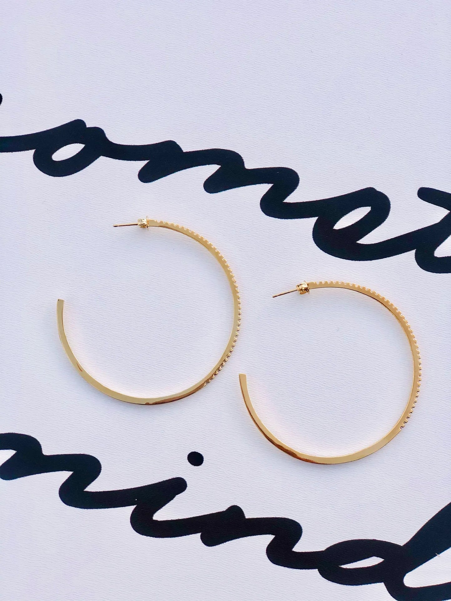 Princess Cut Hoops