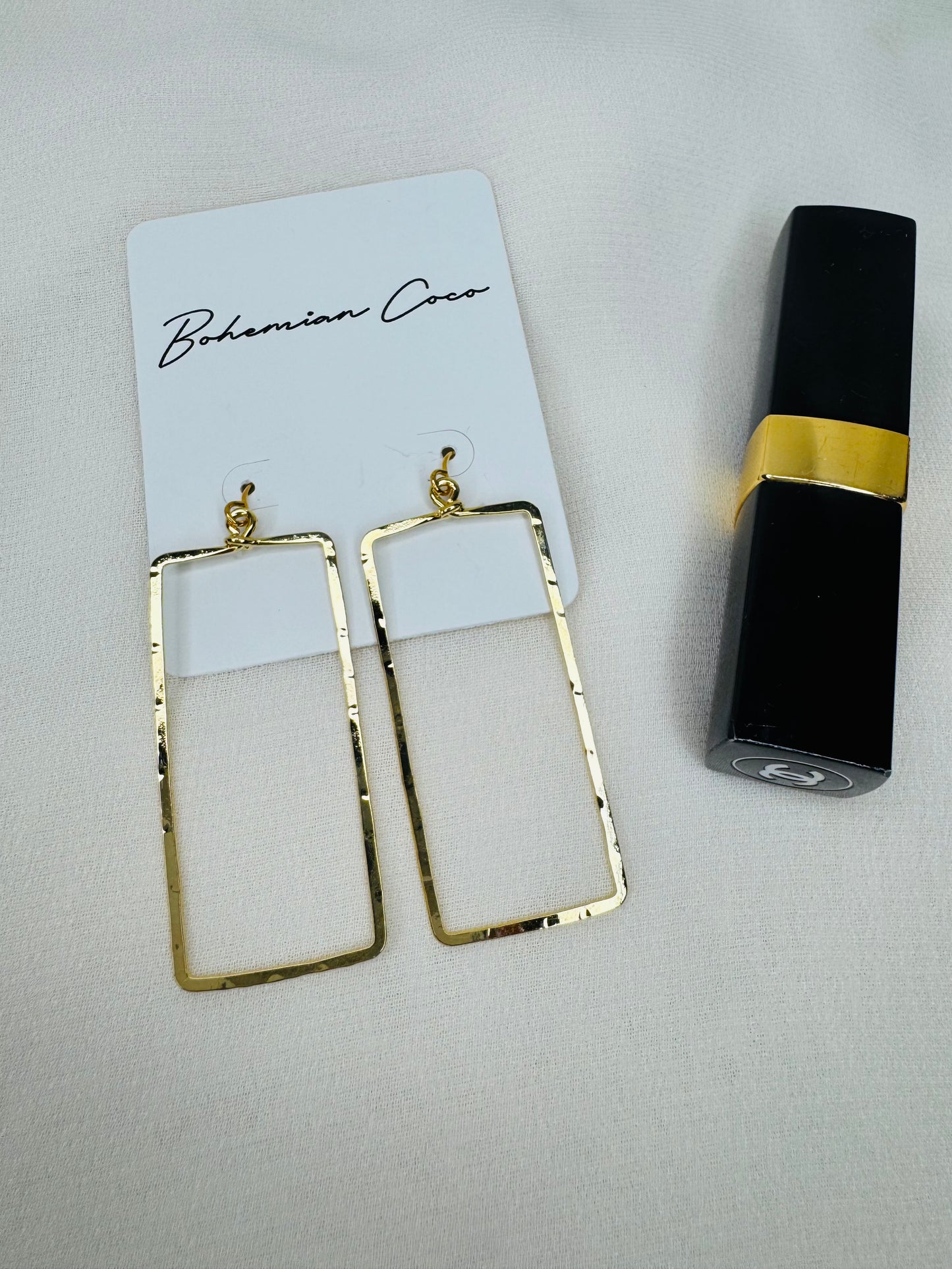 Rectangle Dangle Earrings